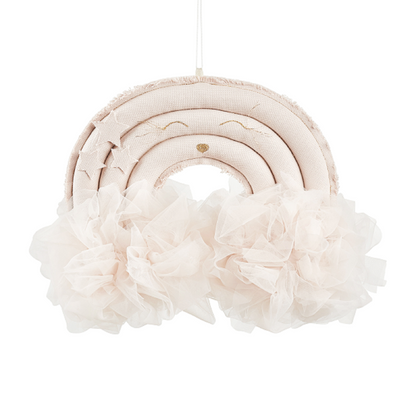 Baby Mobile Regenbogen puderrosa von Cotton &amp; Sweets - harmony ambiente